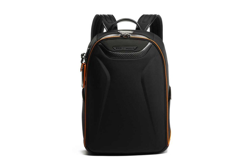 McLaren TUMI Capsule Travel Collection Velocity Backpack 1