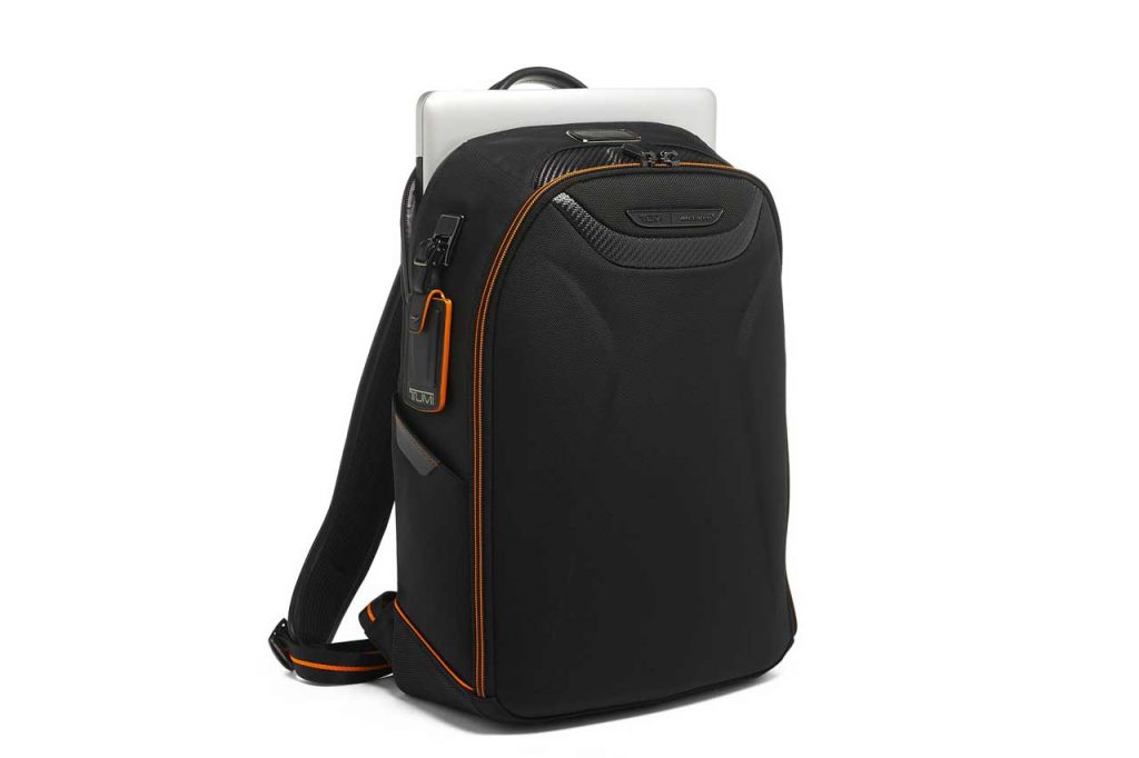 McLaren TUMI Capsule Travel Collection Velocity Backpack 2