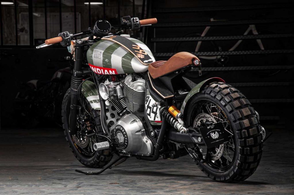 Indian Motorcycle x Wheels and Waves Tank Machine 10