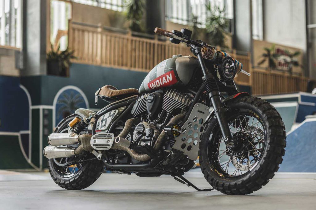 Indian Motorcycle x Wheels and Waves Tank Machine 8