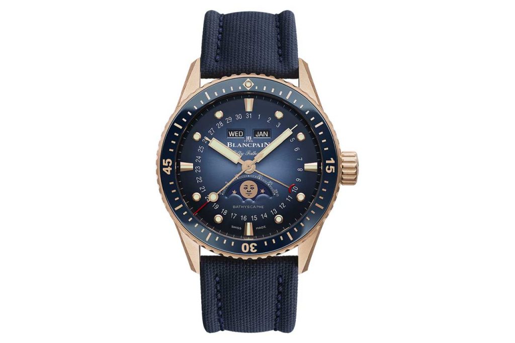 Two New Faces for the Fifty Fathoms Bathyscaphe Quantieme Complet 7