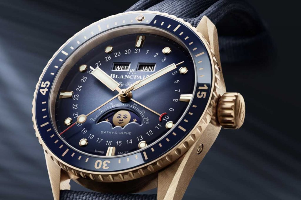 Two New Faces for the Fifty Fathoms Bathyscaphe Quantieme Complet 9