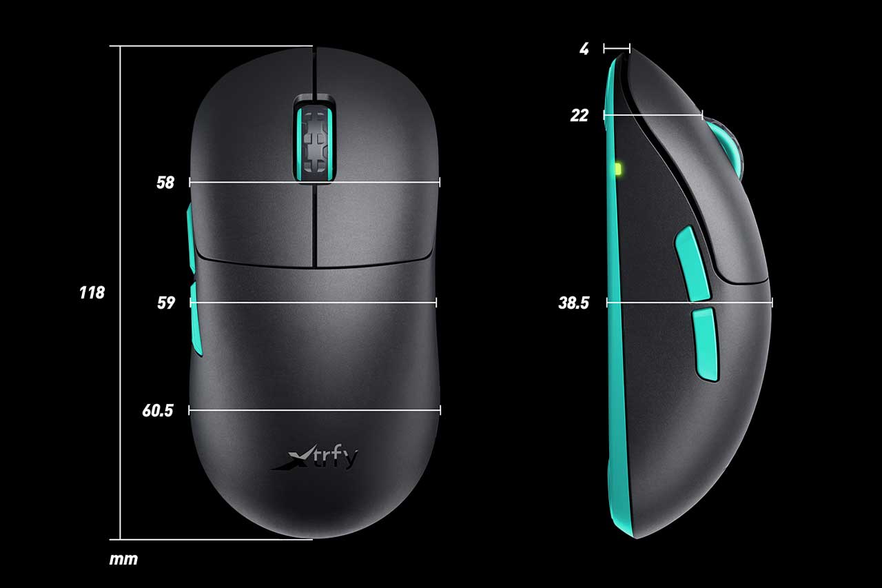Xtrfy M8 Wireless Gaming Mouse | For Men
