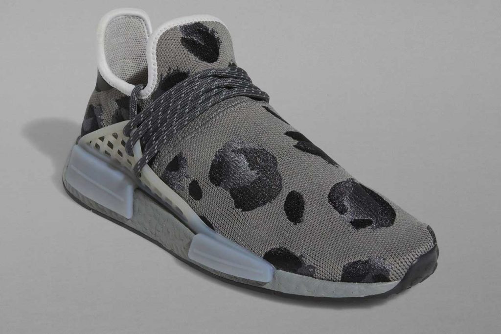 Adidas x Pharrell Gray Animal Print Sneaker 12