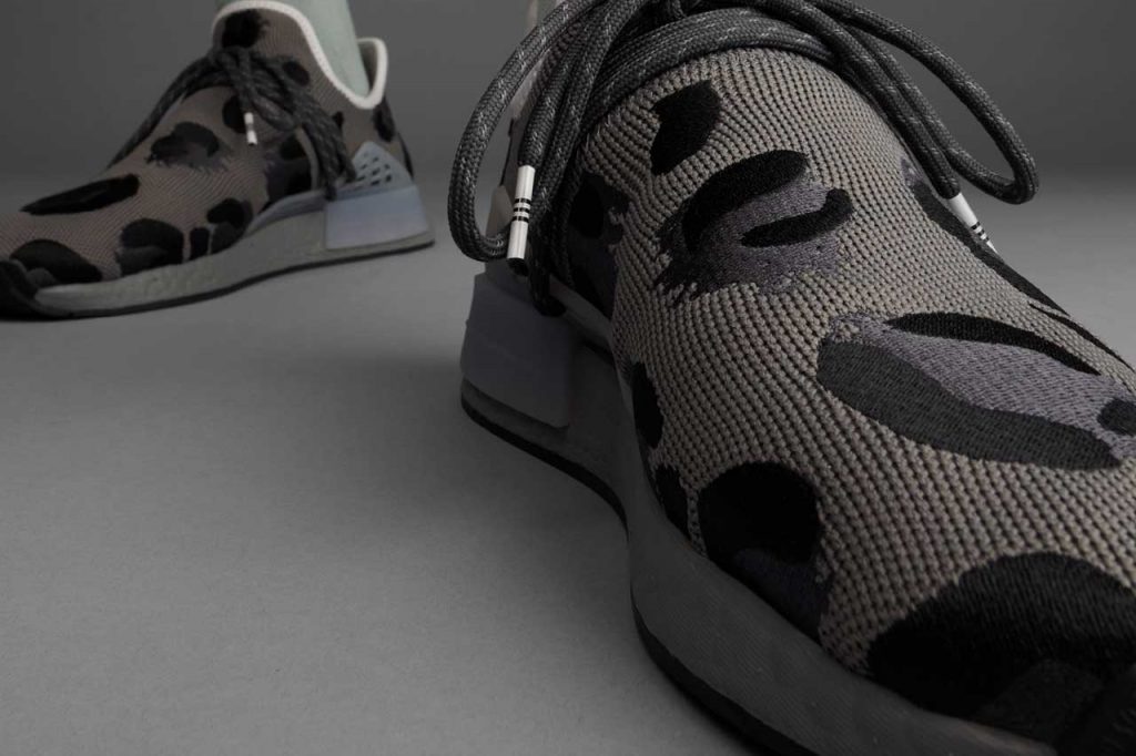 Adidas x Pharrell Gray Animal Print Sneaker 3