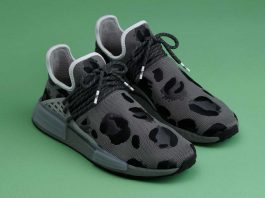 Adidas x Pharrell Gray Animal Print Sneaker