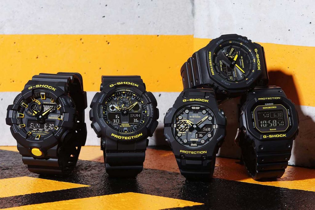 Casio G-Shock Caution Yellow Collection