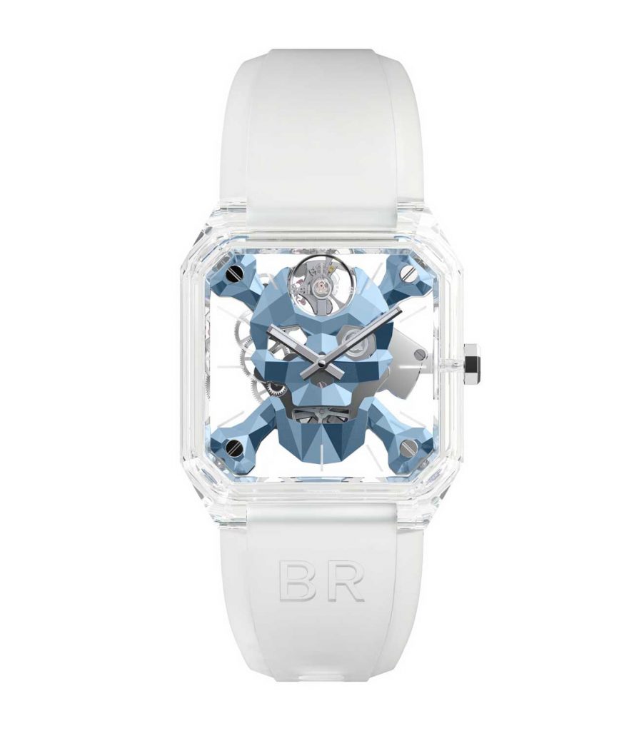Bell Ross BR 01 Cyber Skull Sapphire Ice Blue 5