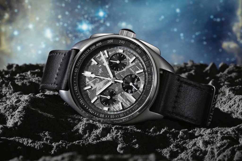 Bulova Unveils Limited Edition Lunar Pilot Meteorite Chronograph 1