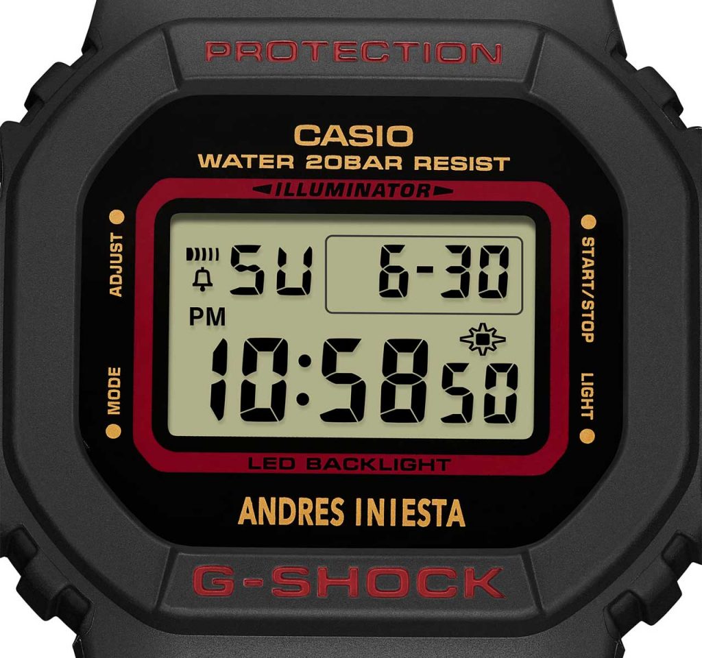 Andres Iniesta x G SHOCK Signature Model 2