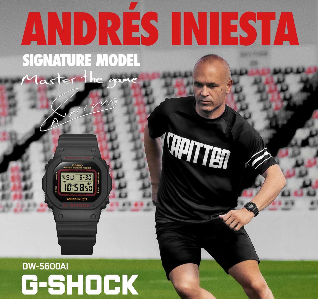 Andrés Iniesta x G-SHOCK Signature Model